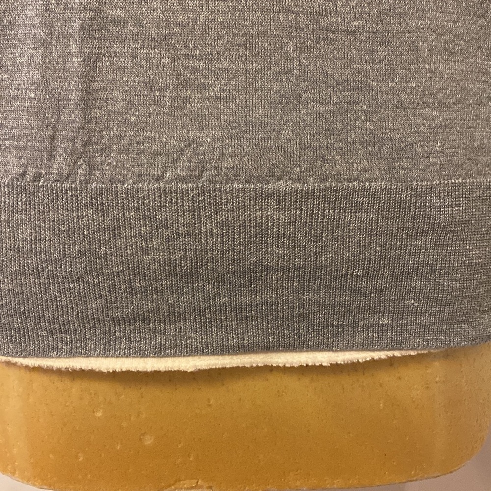 J. Crew Gray Wool Crew Neck Sweater, XSmall - Picture 3 of 8